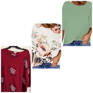 SAVE Women’s blouses 3 pack bundle